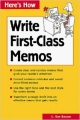 Write First-Class Memos