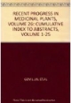 Recent Progress In Medicinal Plants , Vol.  26