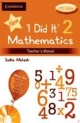 I Did It Mathematics Teachers Manual 2, CCE Edition
