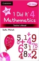 I Did It Mathematics Teachers Manual 4, CCE Edition
