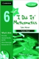 I Did It Mathematics Teachers Manual 6, CCE Edition