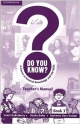 Do You Know? A Course in General Knowledge and Life Skills, Teachers Manual 3