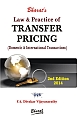 Law & Practice of TRANSFER PRICING (Domestic & International Transactions)