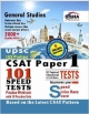 CSAT IAS Prelims 101 Speed Tests Practice Workbook  with 10 Practice Sets - Paper 1 