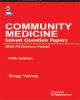 Community Medicine Solved Question Papers (with PG Entrance Points) 