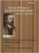 Selected Writings of Allan Octavian Hume (1829-1867) - Vol. 1