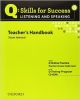 Q Skills for Success: Listening and Speaking 3: Teacher`s Book with Testing Program CD-ROM
