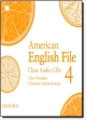 American English File Level 4: Class Audio CDs