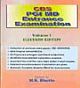 CBS PGI MD Entrance Examination, Vol. 1 (in 2 vols)