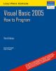 Visual Basic 2005 How To Programme, 3/e